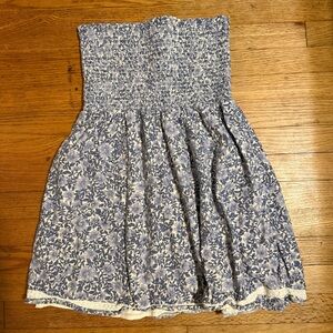American Eagle Outfitters Blue and White Floral Dress